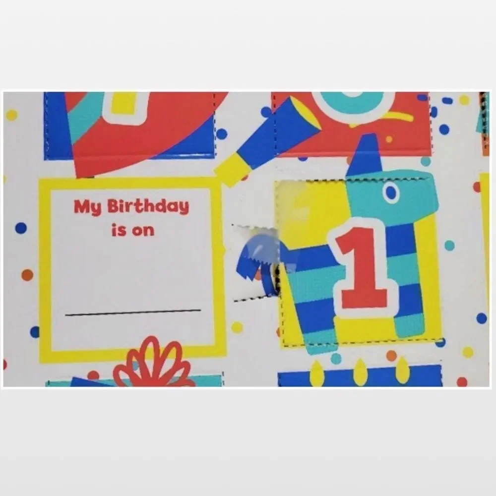 New Birthday Countdown 7 Days Advent Fun Activity Party Kids NWT